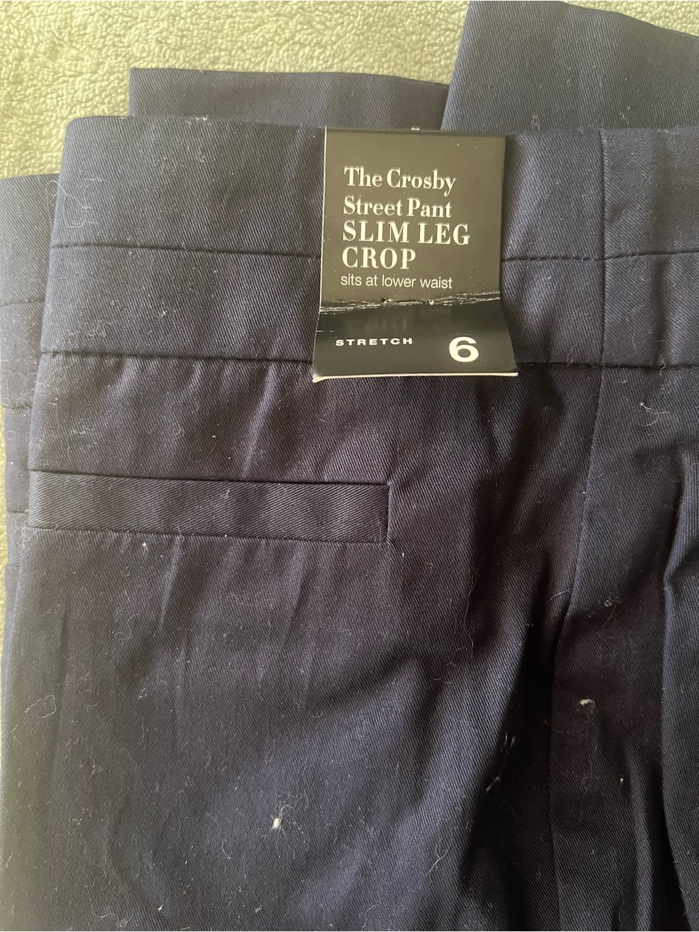 New York & Company Navy Tailored Dress Pants
